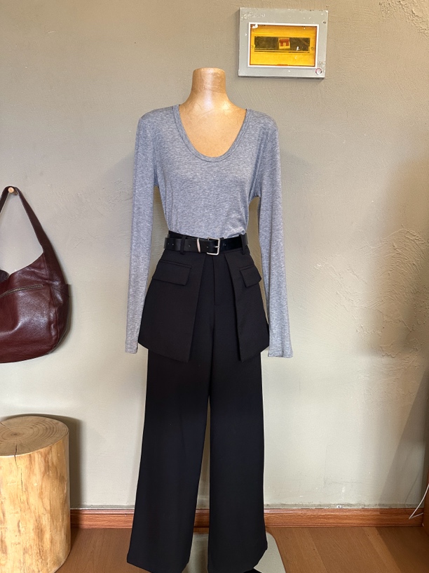 乃白 韩系直筒裤