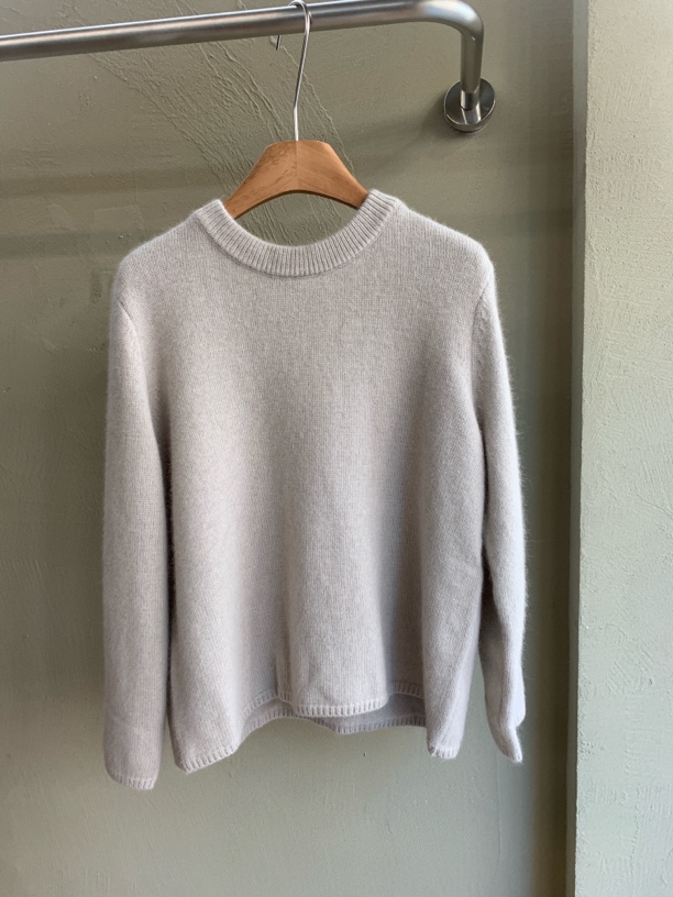 乃白 圆领套头针织上衣