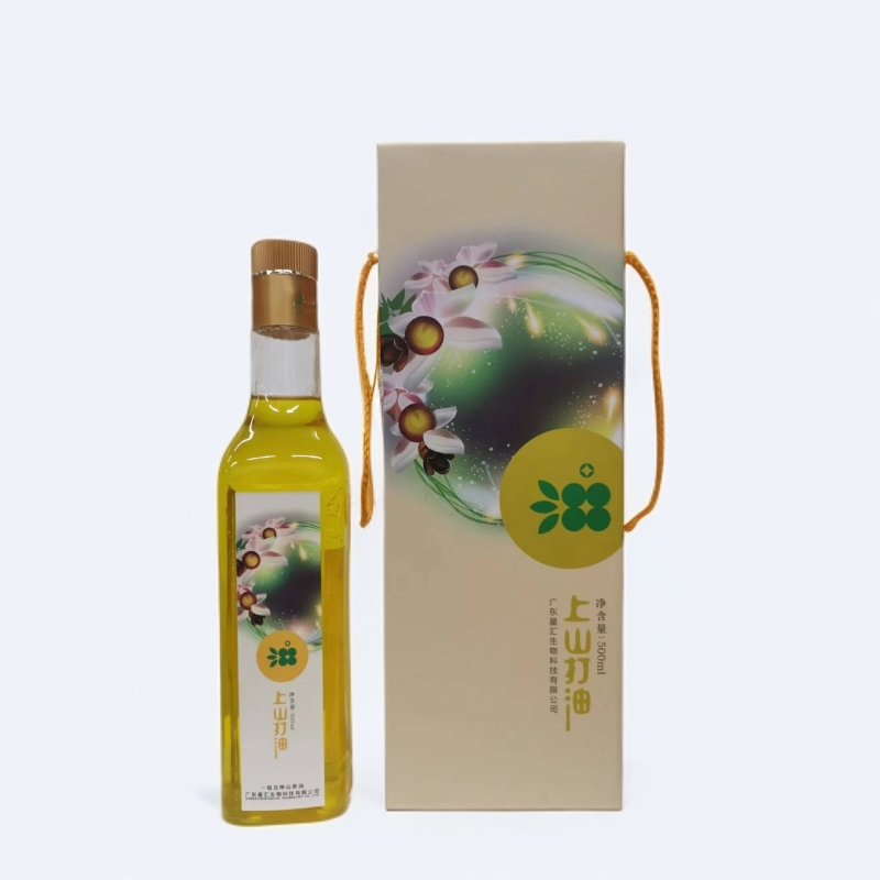 上山打油山茶油正宗山茶油正宗客家山茶籽油龙川黄石山茶油500ml