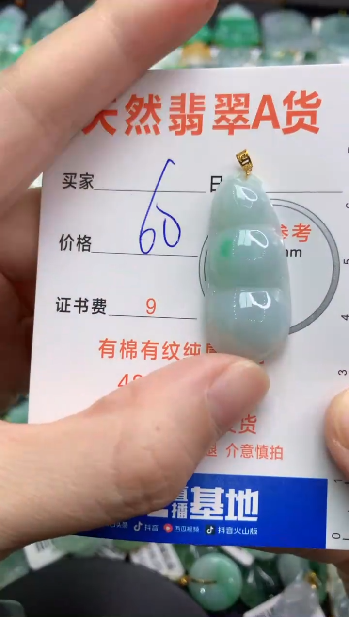 【闪购商品】翡翠颈饰18K金镶嵌69