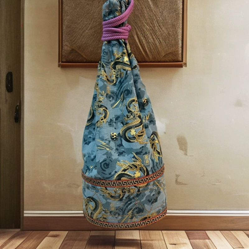 华姐新款束口鹌鹑布袋，内外包边硬圈硬底