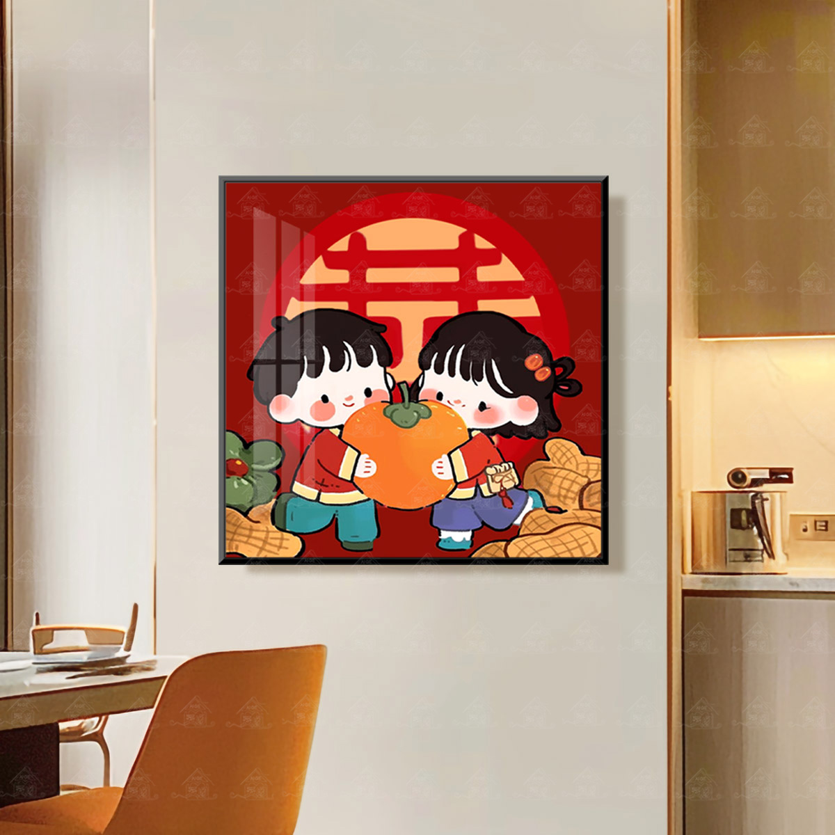 【进口棉布】爱阁十字绣一生一世新款中式结婚情侣祝福小件手工绣