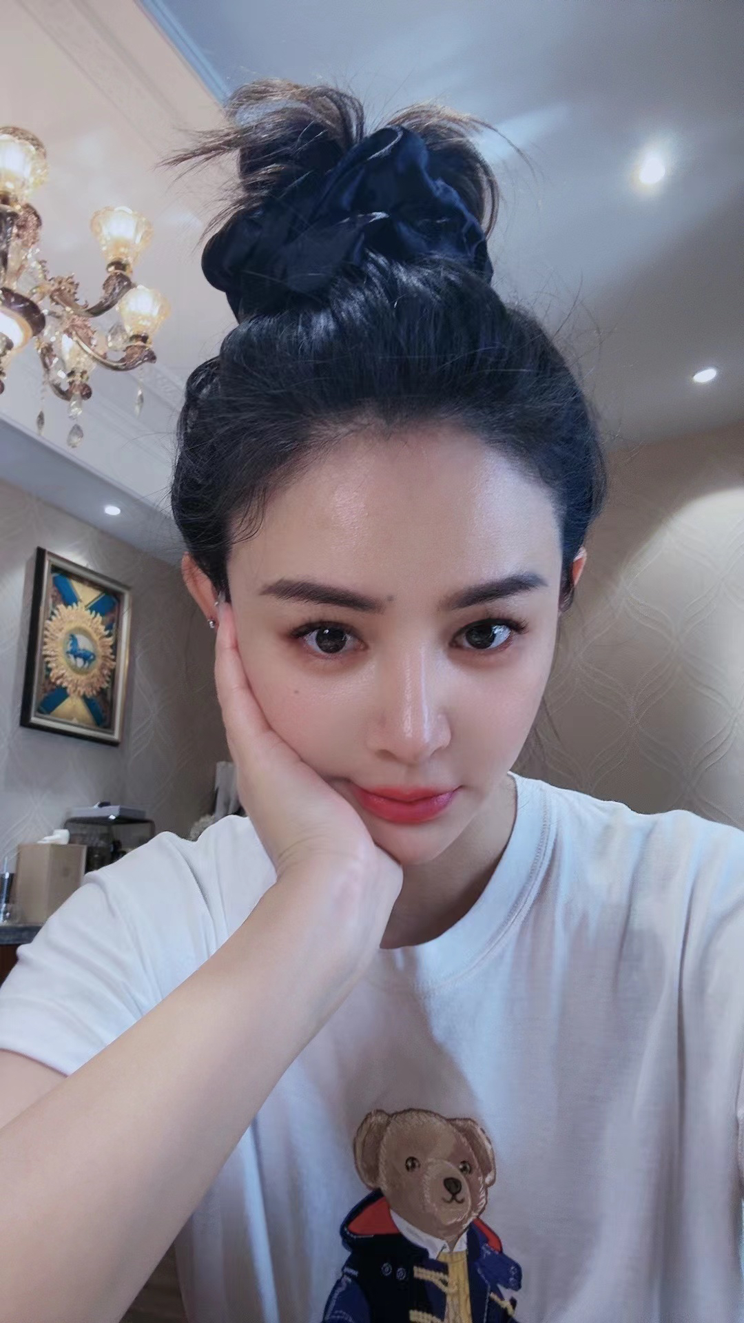红老板同款缎面弹力发圈女款