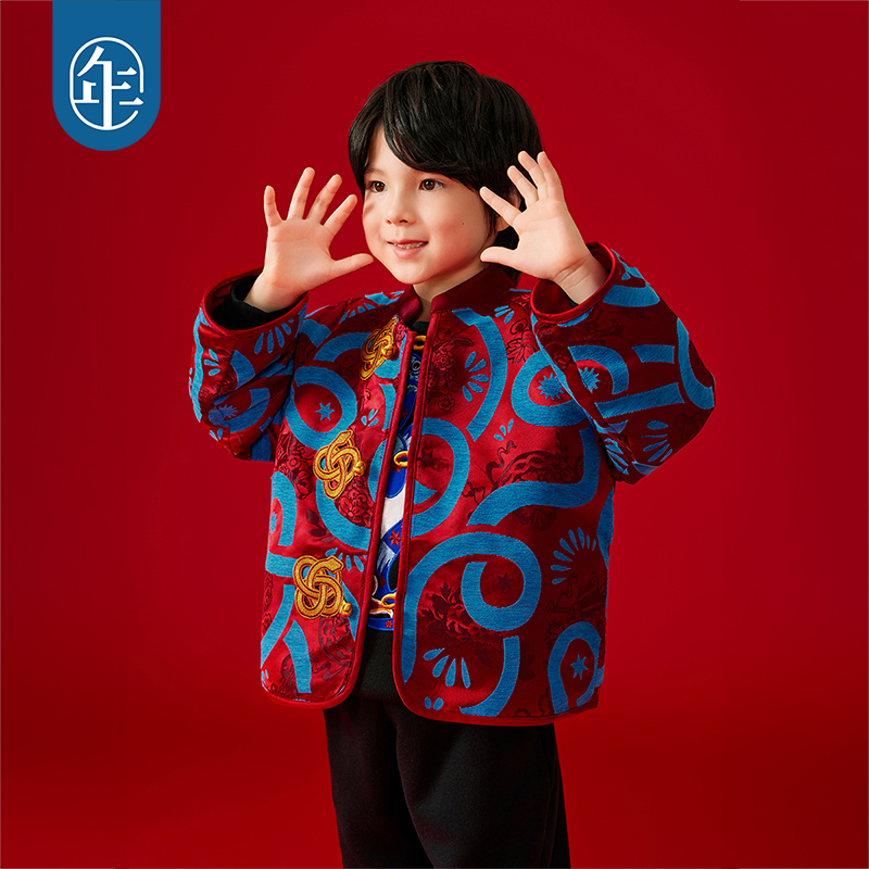 【巳方来财】年衣儿童唐装外套男女童新中式国风拜年服上衣【5-15℃】