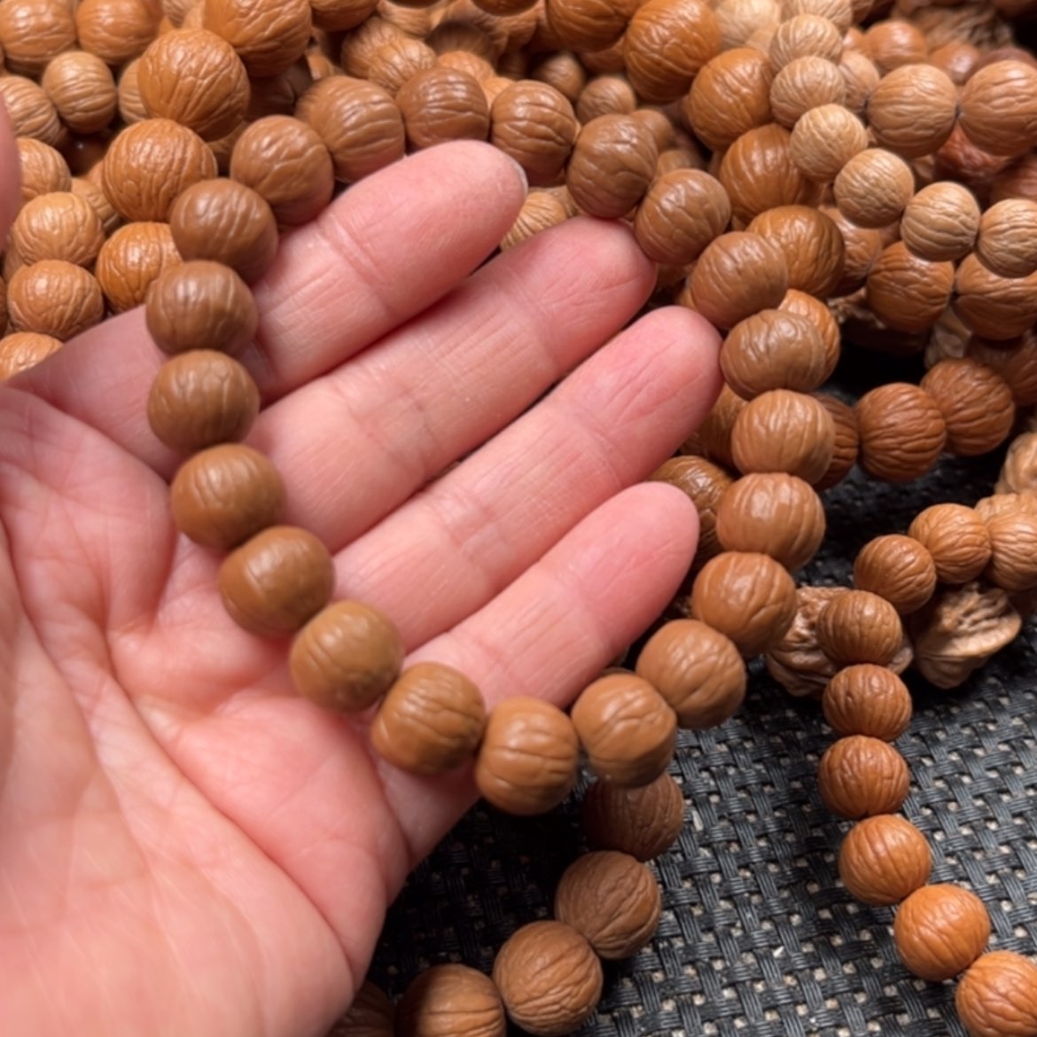 【闪购商品】猴头核桃手串用****11.2同尺