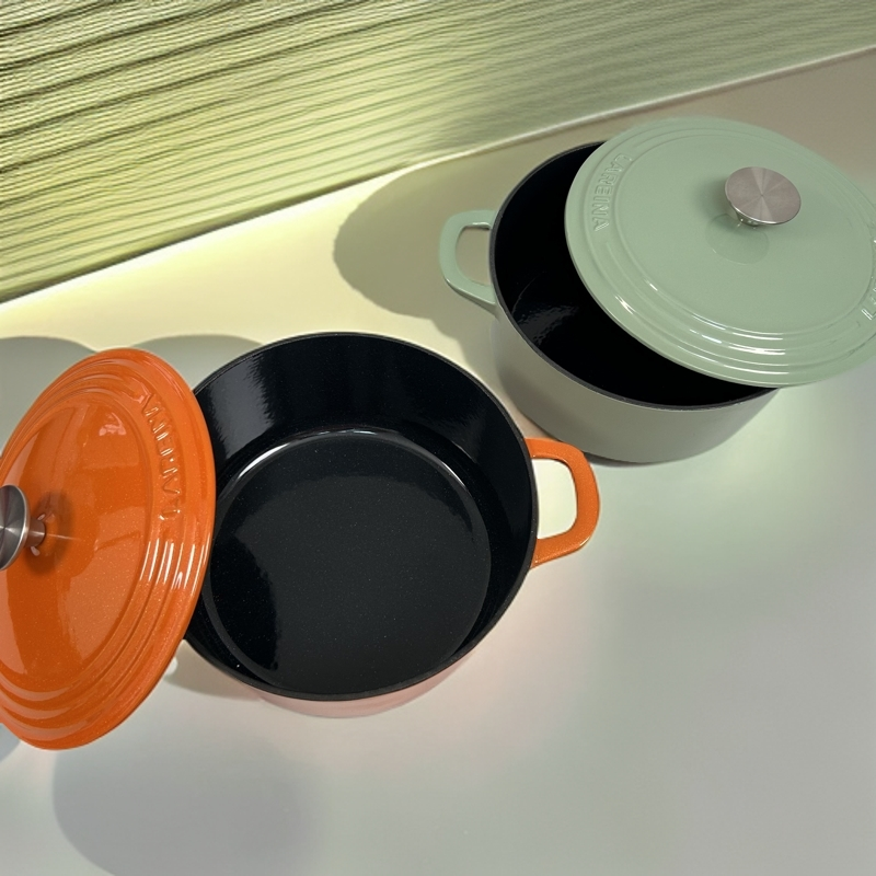 22 24 加深内亮黑汤炖锅 珐琅锅