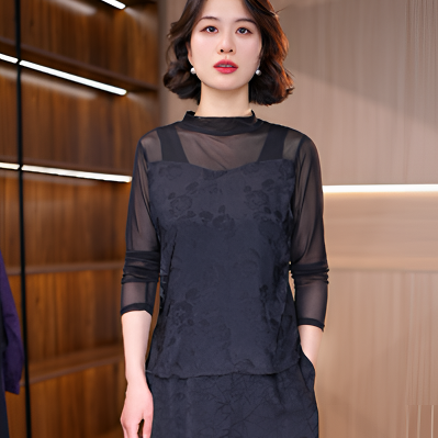 8550-4新款舒适时尚T恤打底