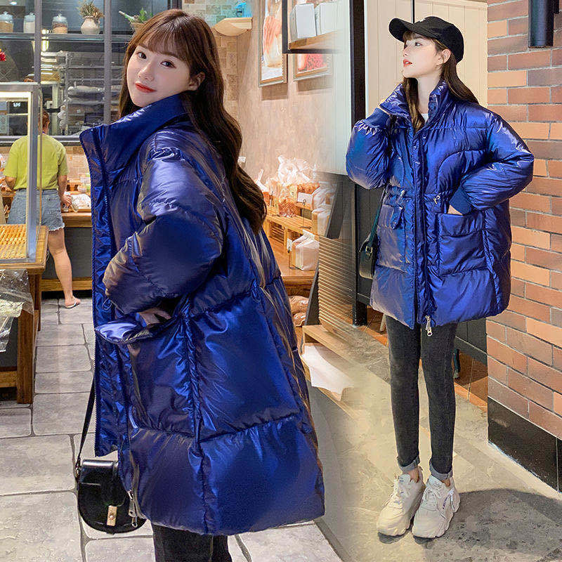波司澄羽绒服双12特价大促亮面羽绒衣外套女冬2023新款韩中长款宽