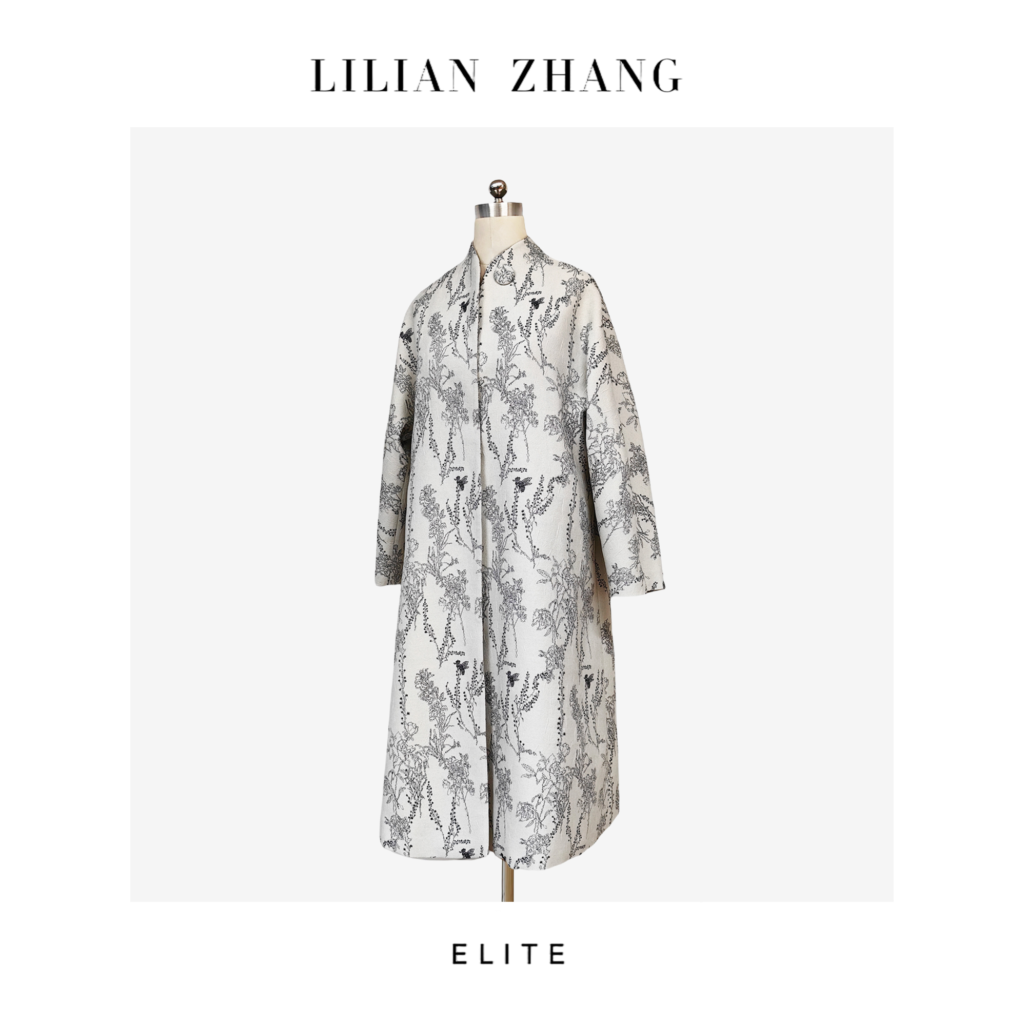 定制一“Vintage Fashion”—佳人挚爱一中古A摆中长风衣 2406012