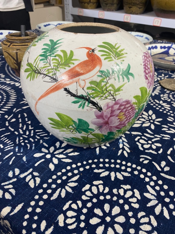 晚清民国,  名家之作，全品西瓜罐