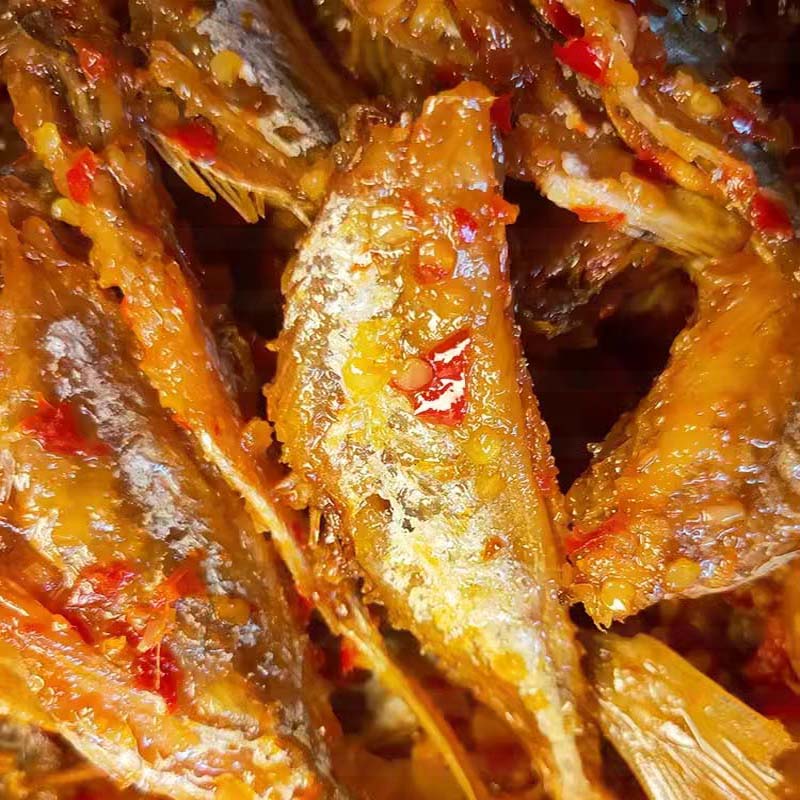 咸鱼干特产干货咸鱼干即食香辣咸鱼230g/瓶味道食品咸鱼小黄鱼