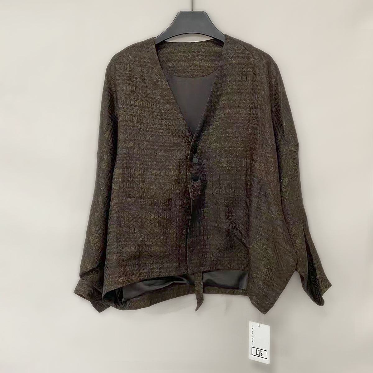 【林典家】6599新款时尚新中式国风优雅端庄舒适香云纱上衣