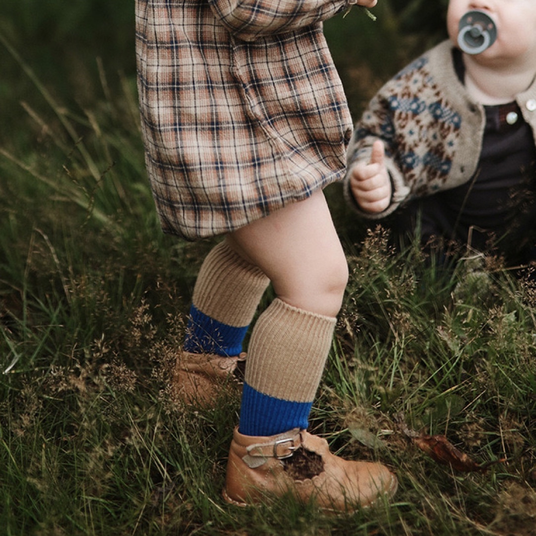 韩版2025冬季儿童加厚袜子男童女童ins～短袜-双路双针