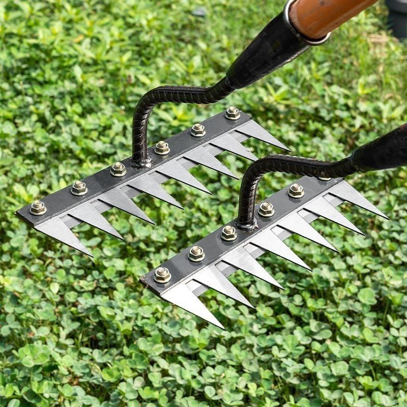 【断齿包赔】多功能除草工具多用除草神器可撤卸钉耙翻土锄头农用