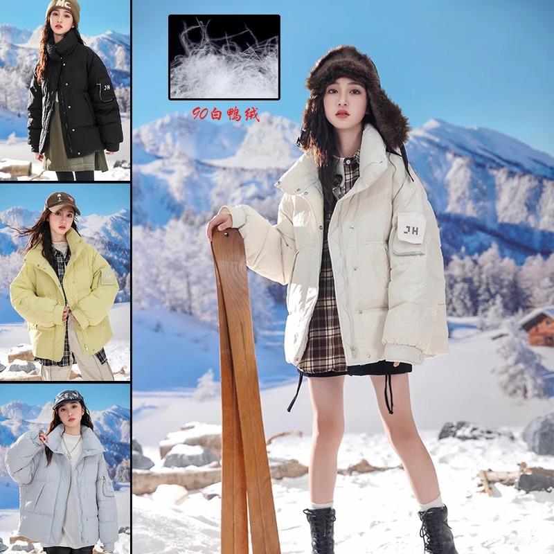 骄骄虎女大童羽绒服冬季新款保暖洋气90白鸭绒羽绒服外套810