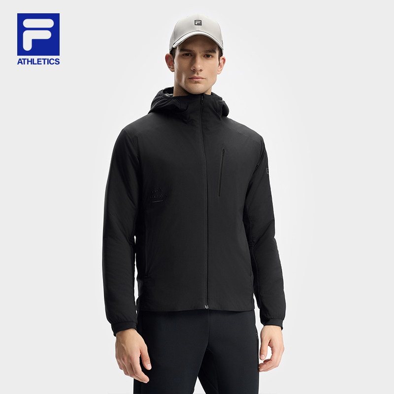 男士秋冬棉服时尚休闲款户外连帽保暖款外套A11M441925F