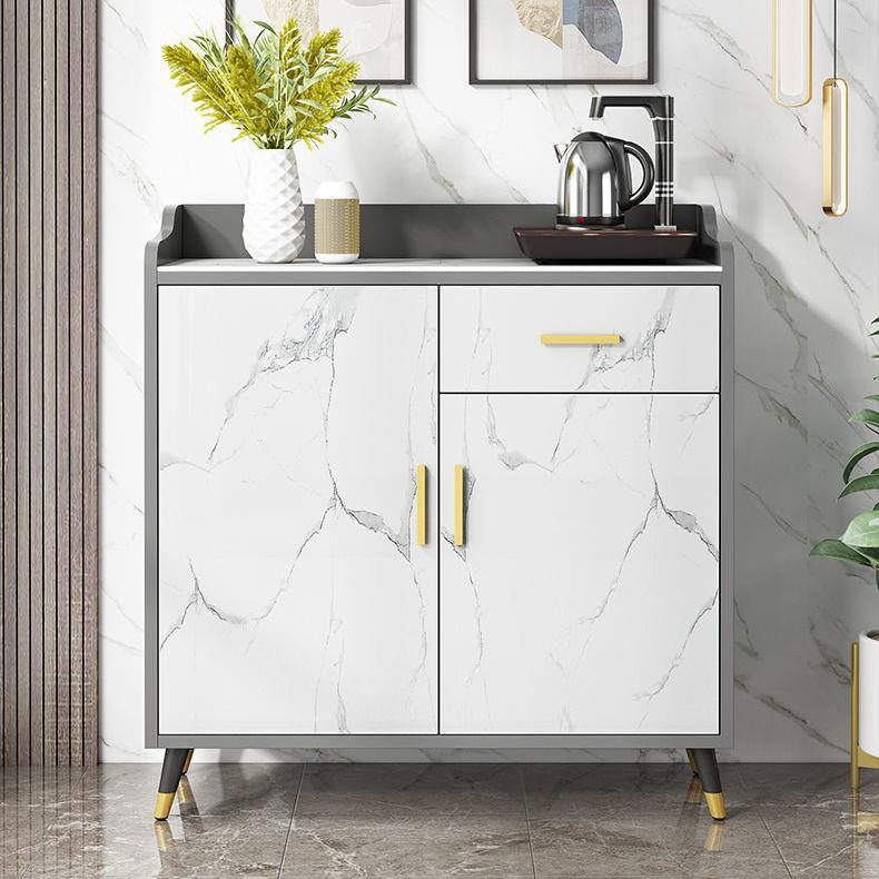 餐边柜一体靠墙岩板茶水柜家用大容量隔断玄关阳台简易经济型门厅