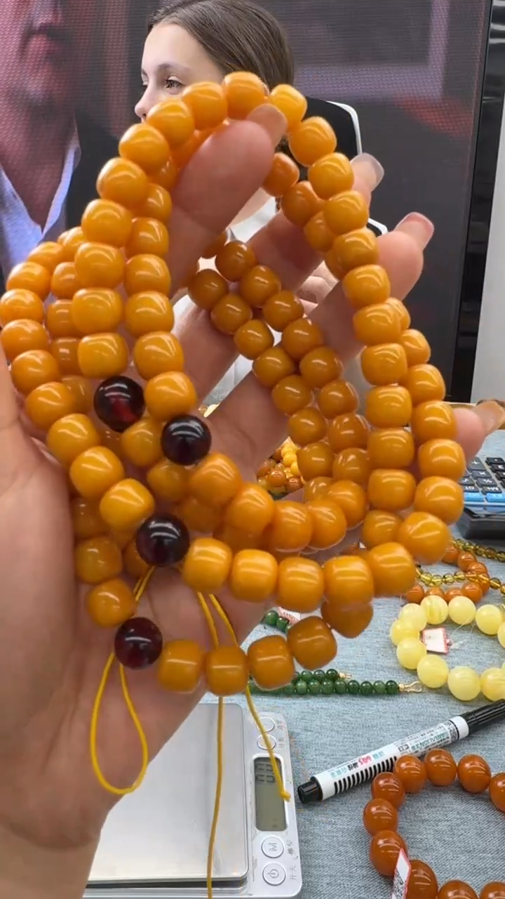 【闪购商品】琥珀颈饰未镶嵌705秒拍号