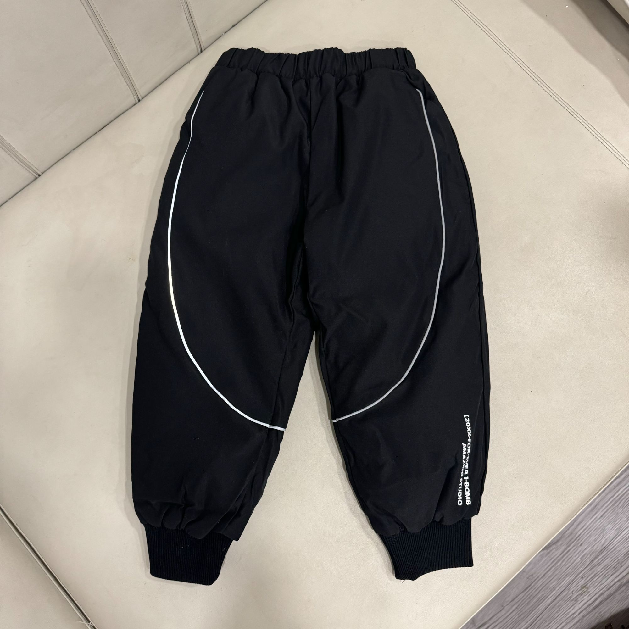 儿童羽绒裤休闲秋款2024棉束脚男童女童YRK1116