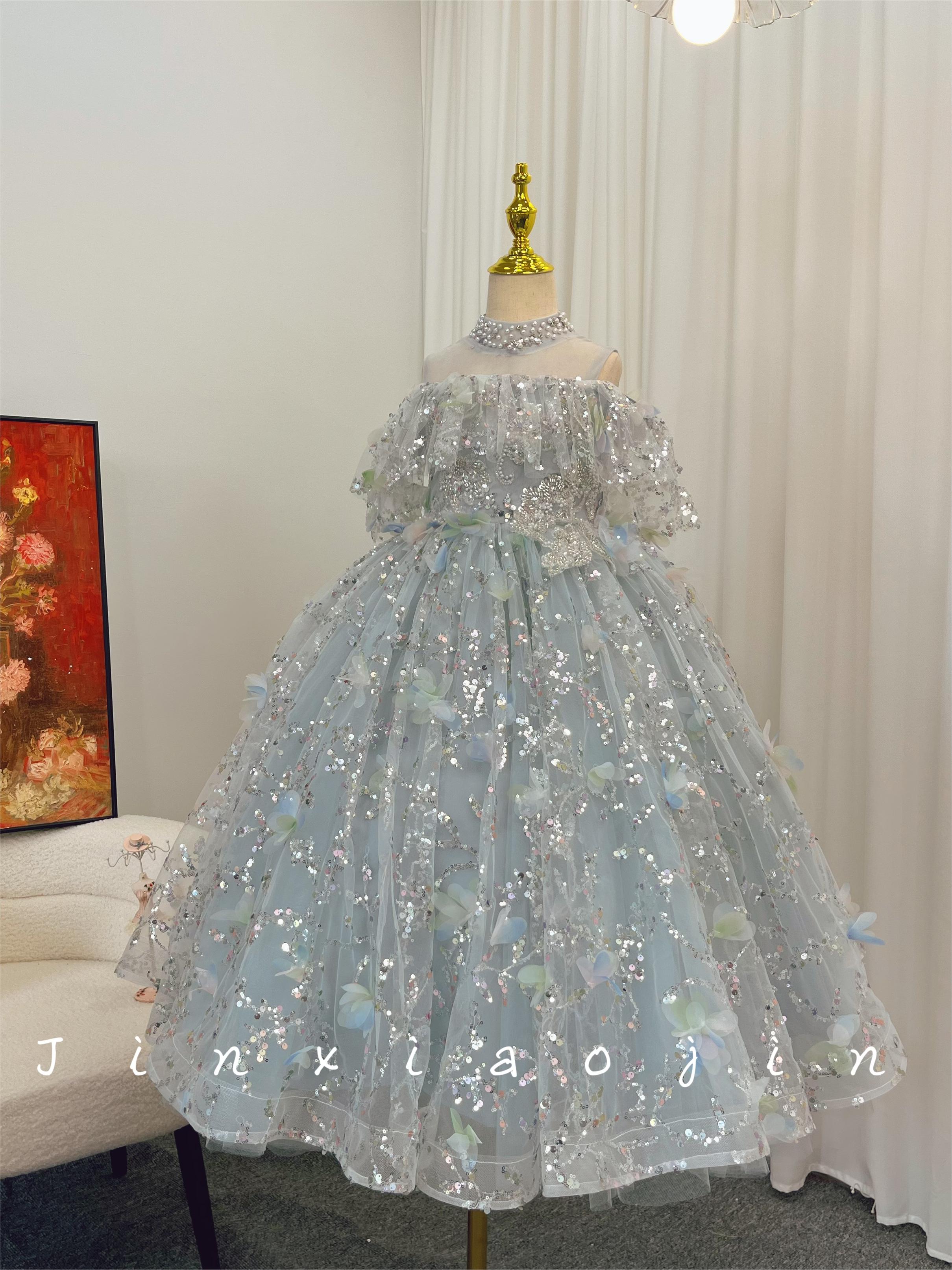 【灰姑娘】六一儿童高端定制主持走秀生日礼服