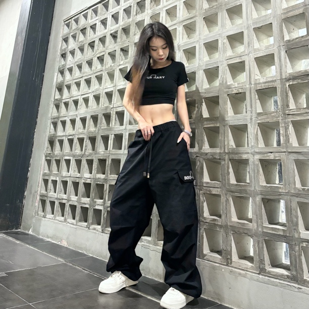 BOUNDARY原创工装裤一流版型面料爵士街舞嘻哈可劈叉不卡裆 