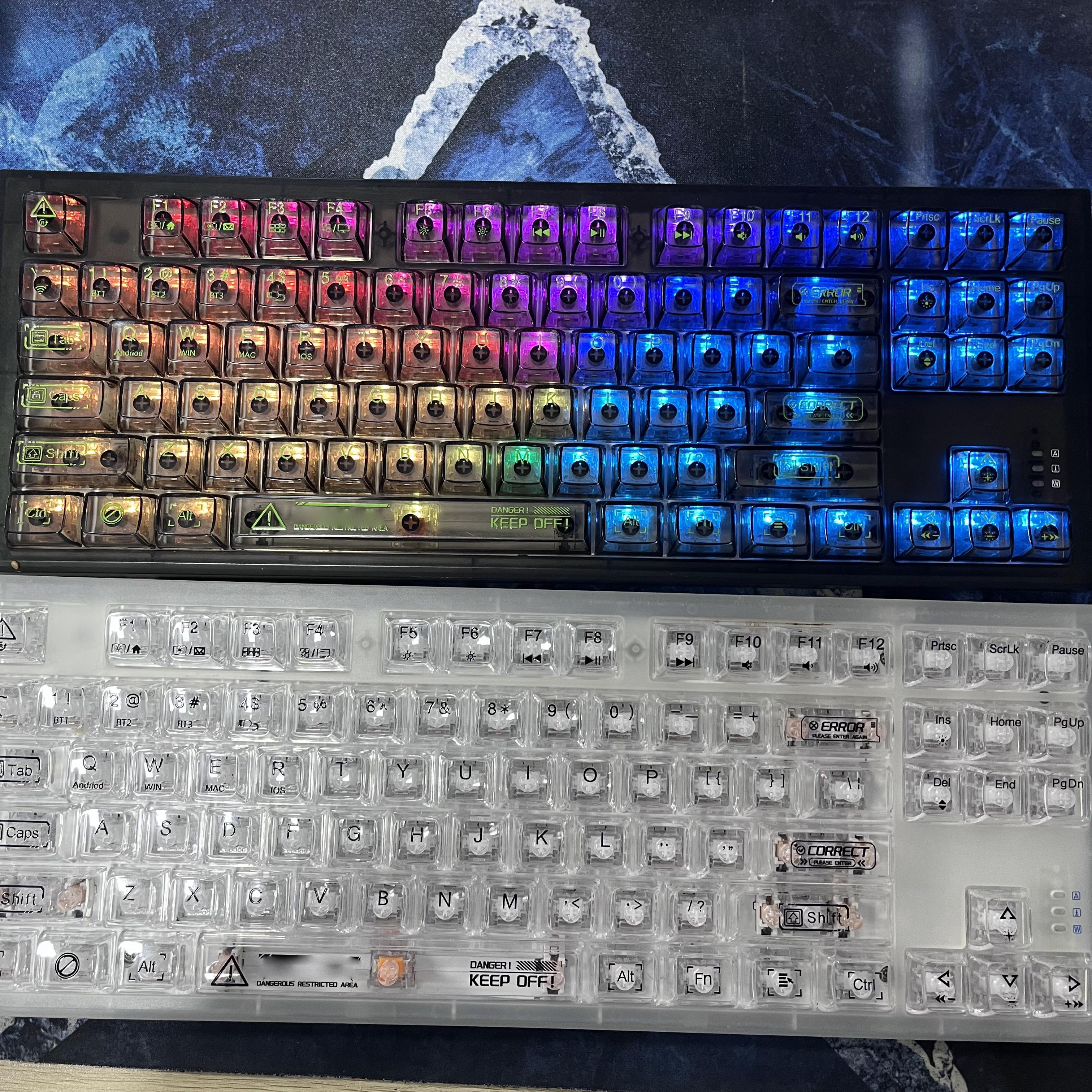 95新 AULA/狼蛛 F3032机械游戏客制化键盘 三模【带接收器】