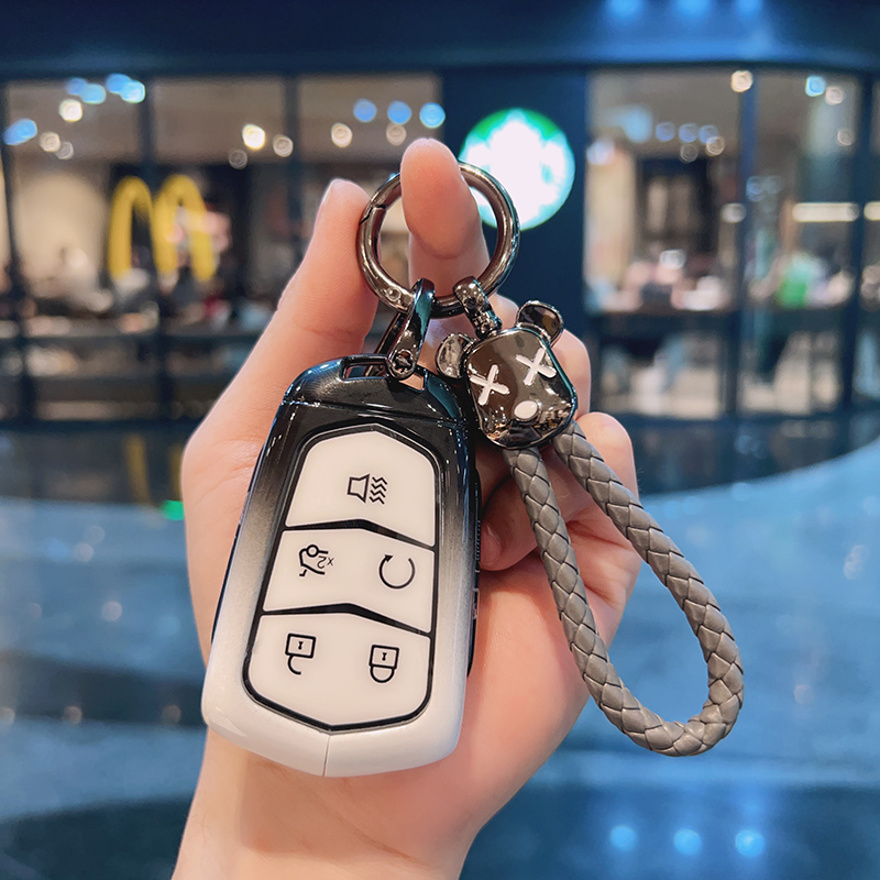 适用于凯迪拉克钥匙套xt5/ct5/xt4/xt6/ct6/xts包ATSL壳ct4/gt4扣