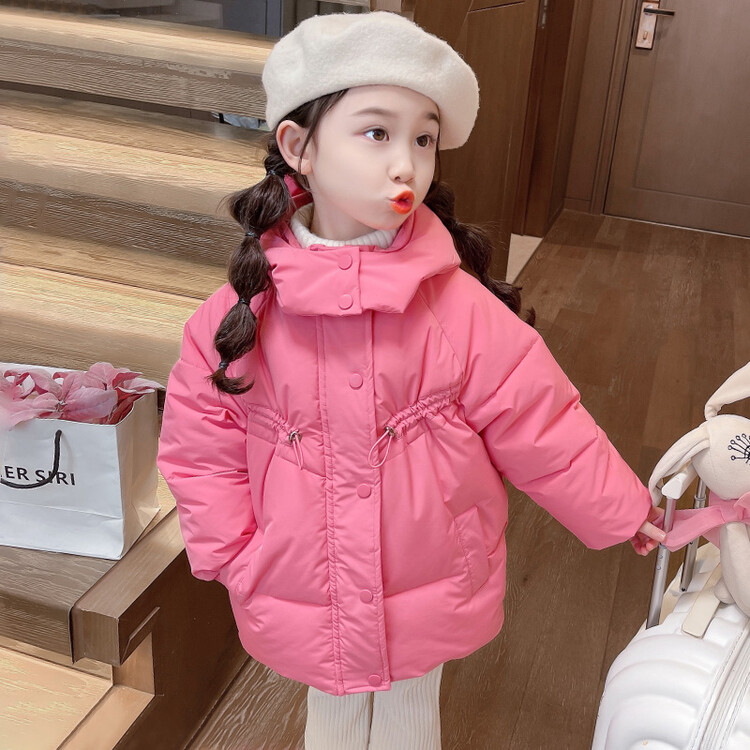 女童棉服2023新款儿童冬季加厚棉衣外出女宝宝秋冬装加厚夹棉外套
