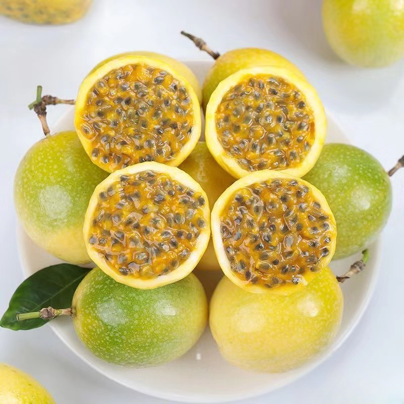S3钦蜜9号高山黄金百香果现摘香甜多汁自制饮料柠檬果茶新鲜采摘