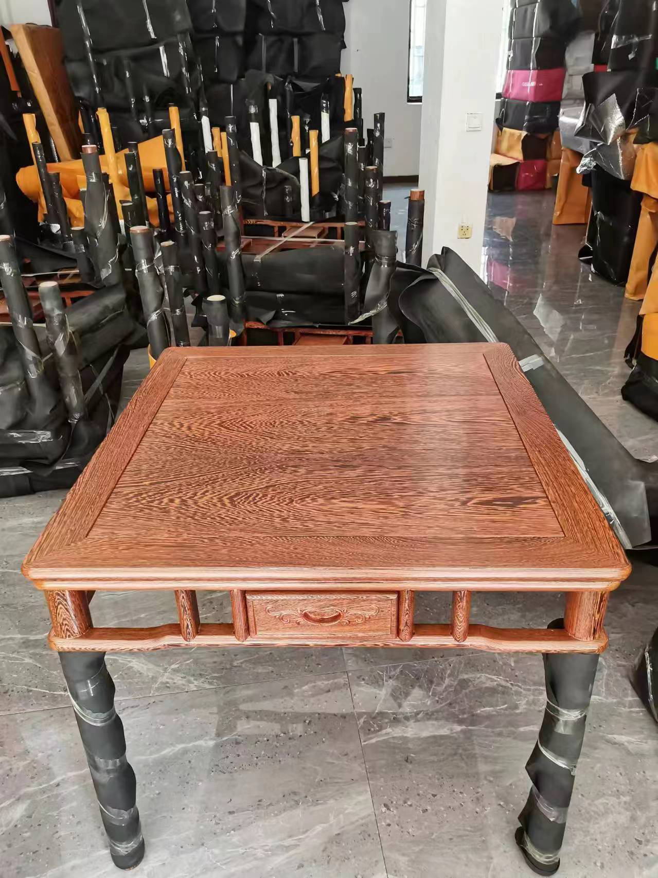 鸡翅木1米方桌单桌八仙桌