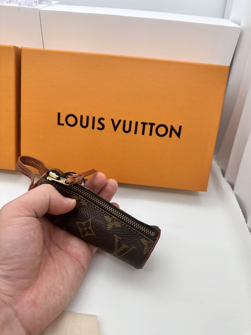 95新 LouisVuitton/路易威登 lv巴比龙子包小mini/95新