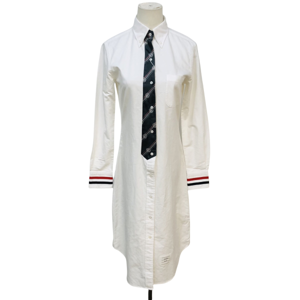 妃鱼/汤姆·布朗/棉/衬衫/95新/市场价0/白0818