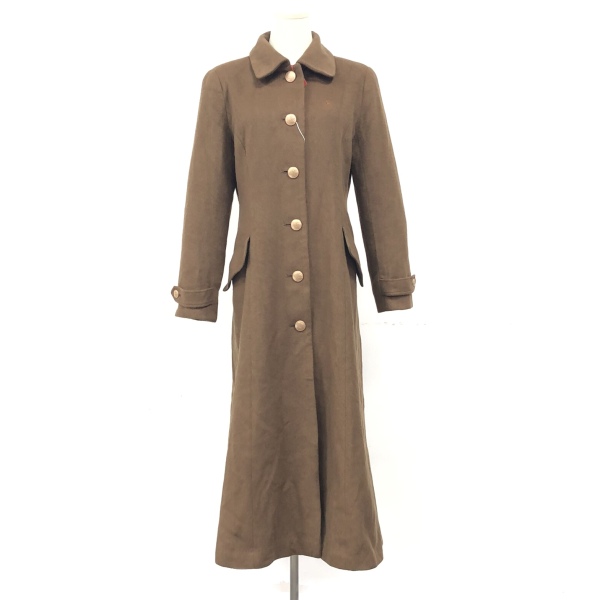 妃鱼/博柏利/毛/大衣/95新/市场价16800/白0827