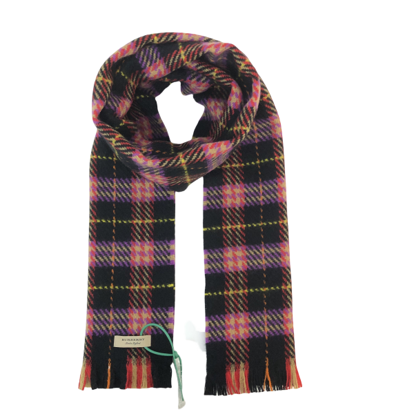 妃鱼/博柏利/绵羊毛/围巾/95新/市场价0/琰0826