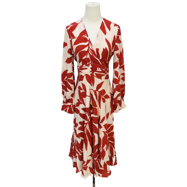 妃鱼/麦丝玛拉/桑蚕丝/连衣裙/95新/市场价0/白0818