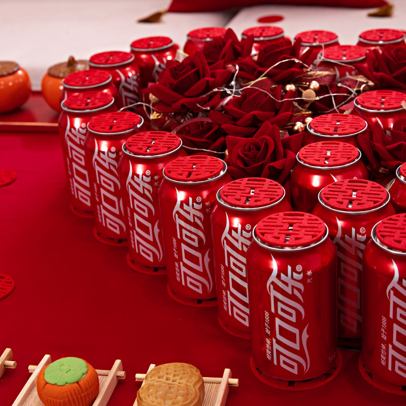 心形摆件爱心结婚心形模具订婚茶几布置装饰可乐摆件造型道具喜字