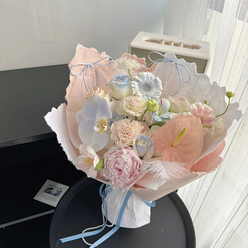 花喜爱网红防水手撕东巴纸加厚包花纸艺术纸网红纸鲜花包装花束