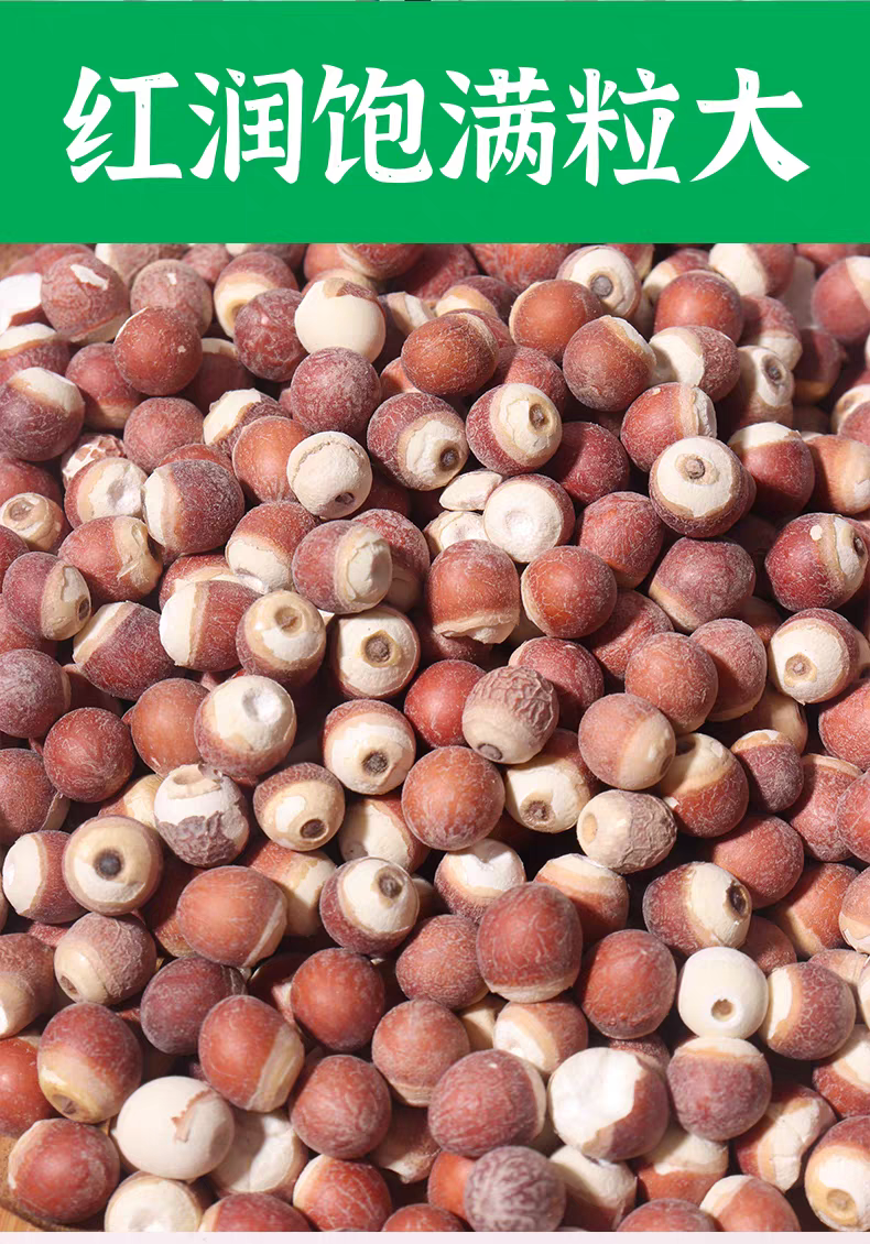 大颗粒茨实干货搭配饱满莲子鸡头米