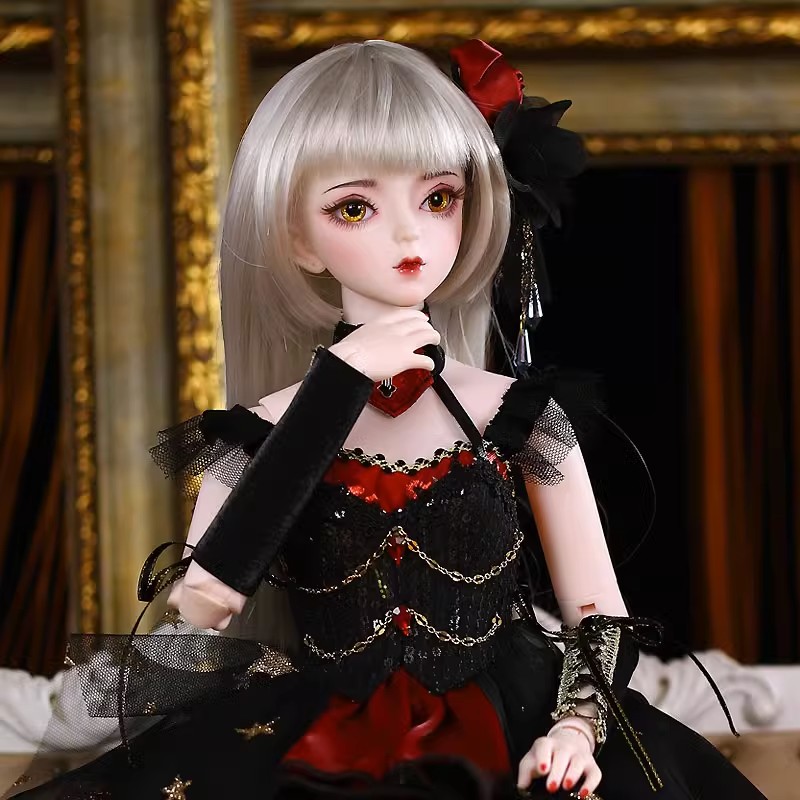DBS哥特风暗黑娃娃3分60cm薇薇安手绘bjd时装女娃仿真玩具礼物