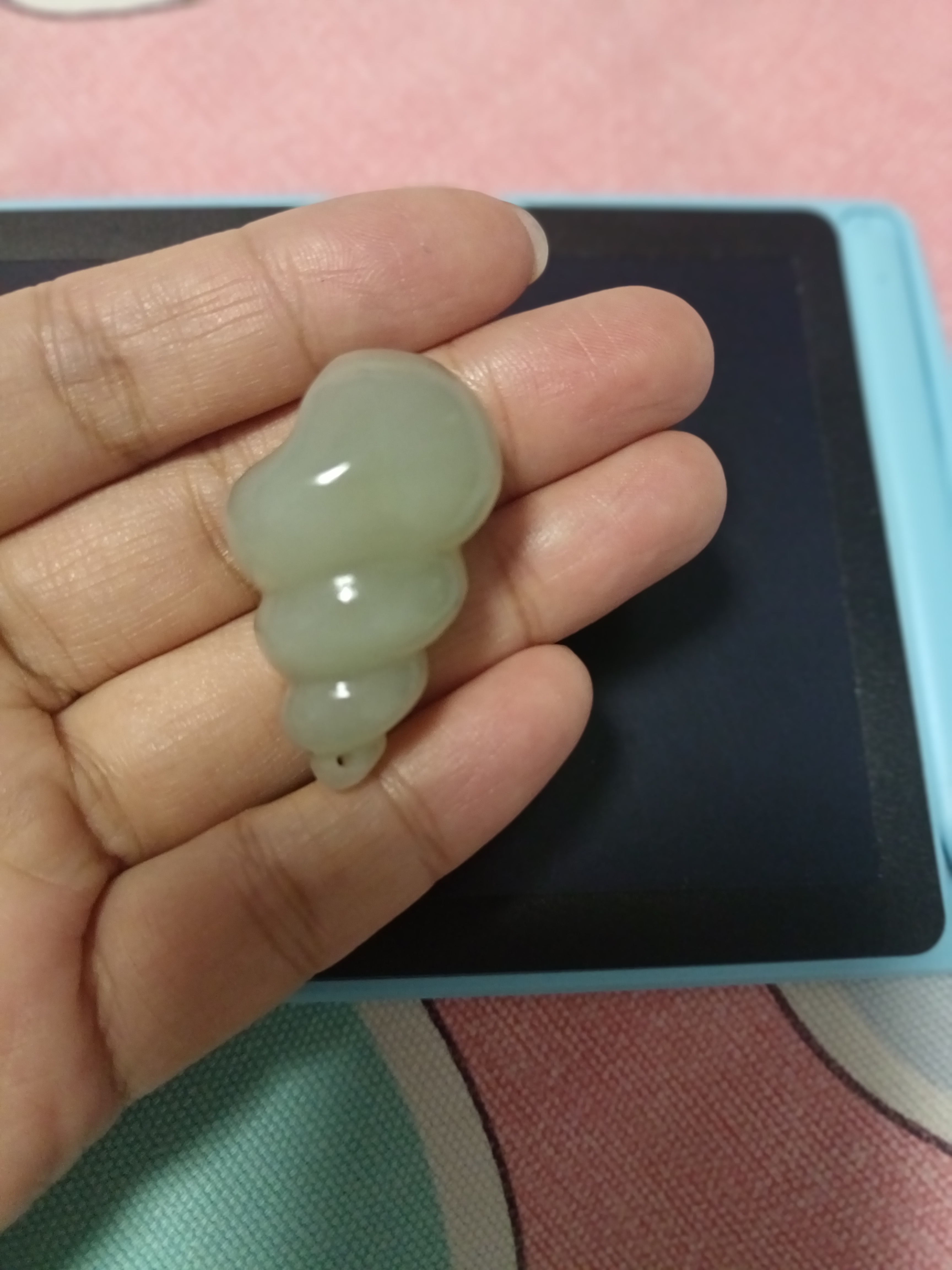 天然和田玉海螺（扭转乾坤）