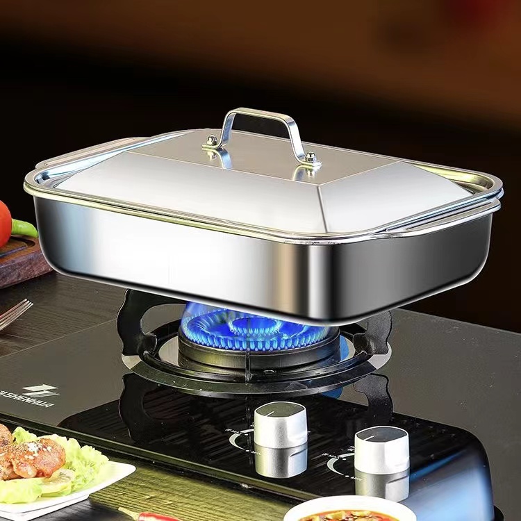 带盖多用大烤鱼盘1套野餐餐具爆款【汤姆粉丝专属】