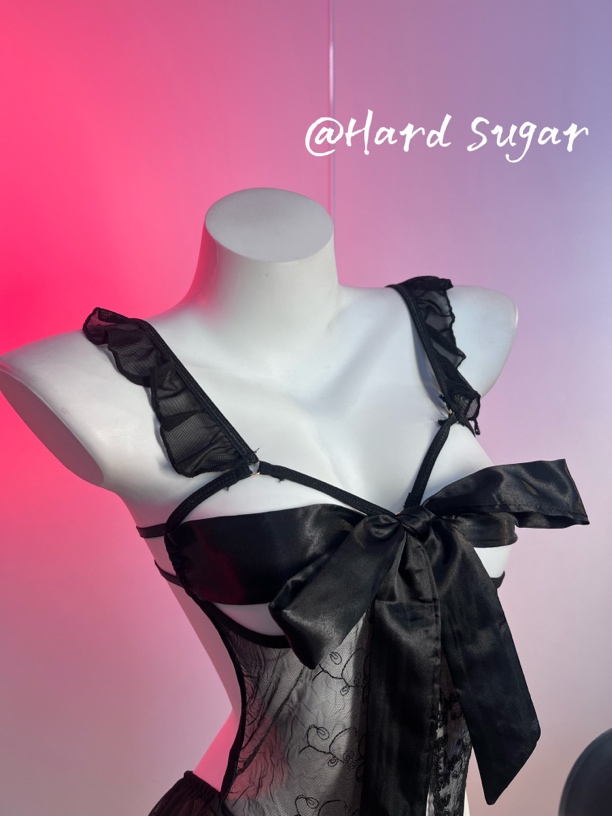 【硬糖推荐】性感内衣睡衣聚拢蝴蝶结吊带时尚