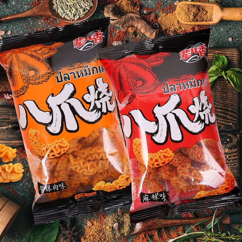 (小扬哥推荐)辈儿香八爪烧休闲食品网红爆款零食小吃童年经典90后