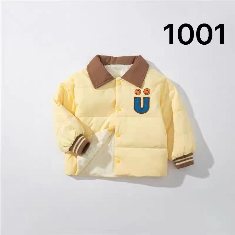 清版~恩恩鱼U字母笑脸羽绒胆1001