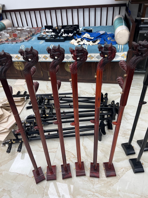 紫檀老料小龙头专业秦腔板胡杆子老料板胡杆子