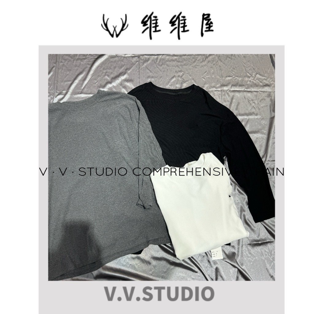 V·V·Studio【小马刺绣】磨毛T恤
