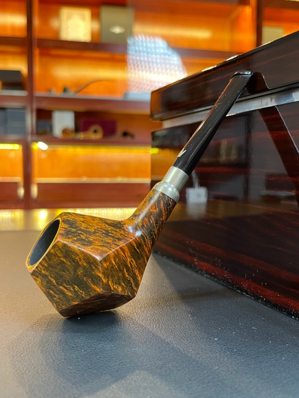 意大利火焰王单皇冠石楠木手工烟斗（内径20.6 斗深35.8）