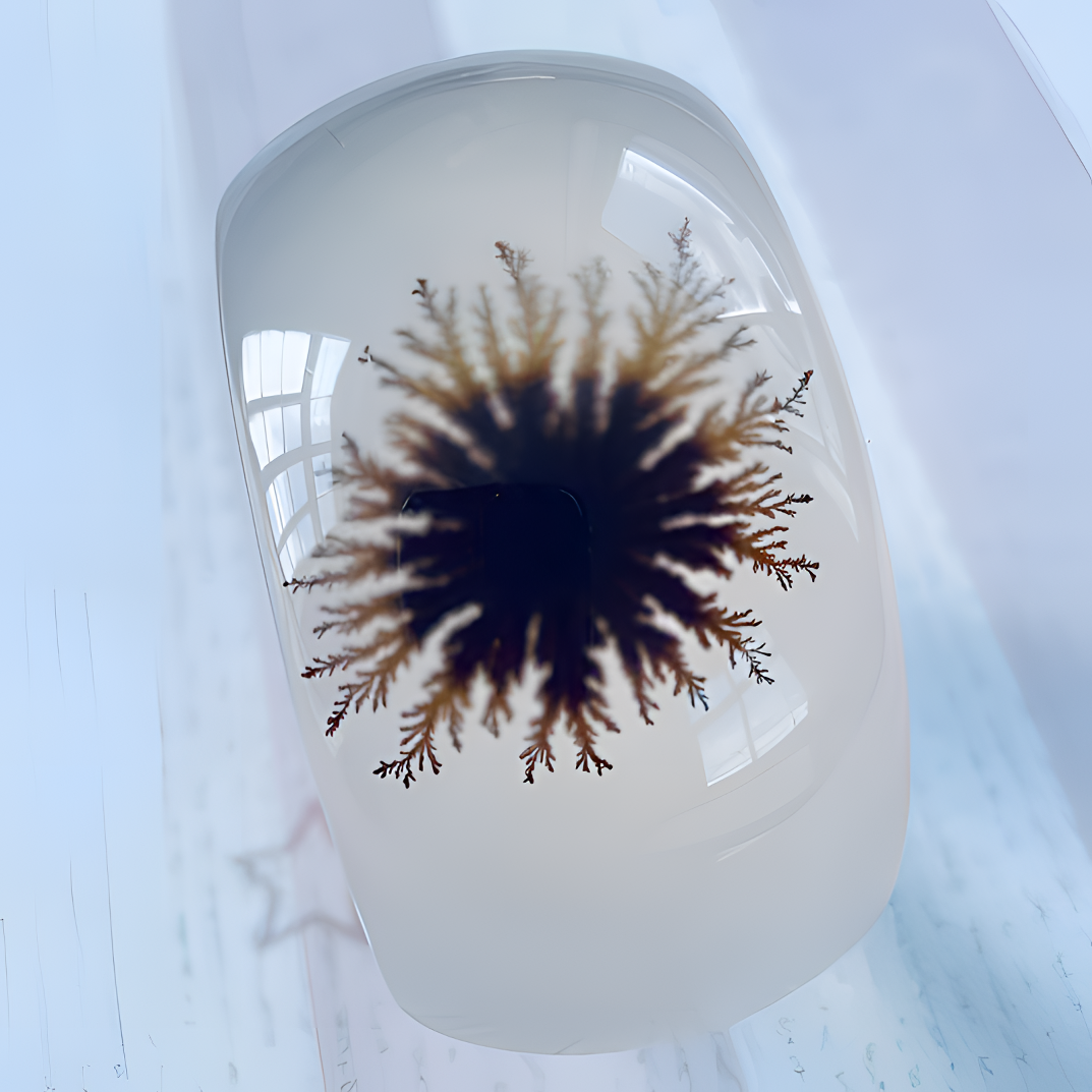 天然马达加斯加草花玛瑙玉髓手镯白冰玛瑙马料正品原石原色