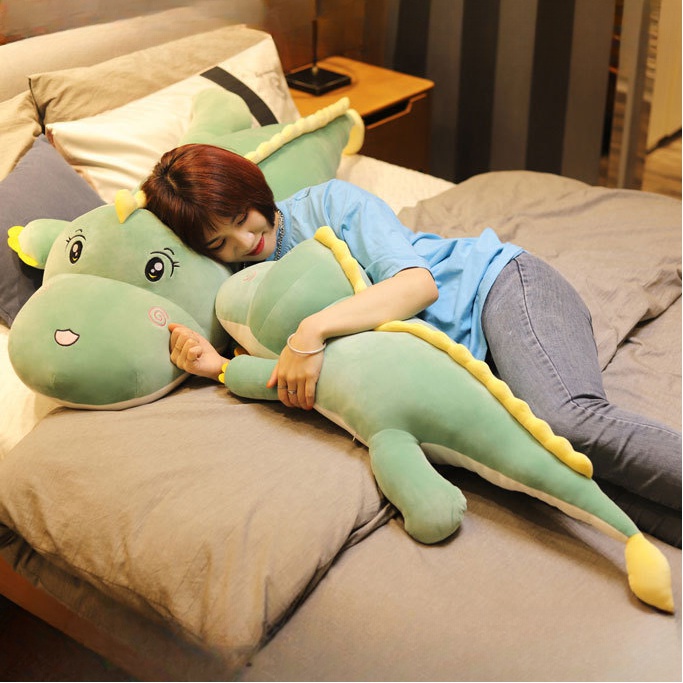 恐龙抱枕毛绒玩具娃娃大号女生夹腿公仔儿童抱着睡觉玩偶生日礼物