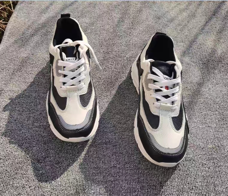 软底新款运动休闲厚底百搭男女同款老爹鞋小伙潮流爆款